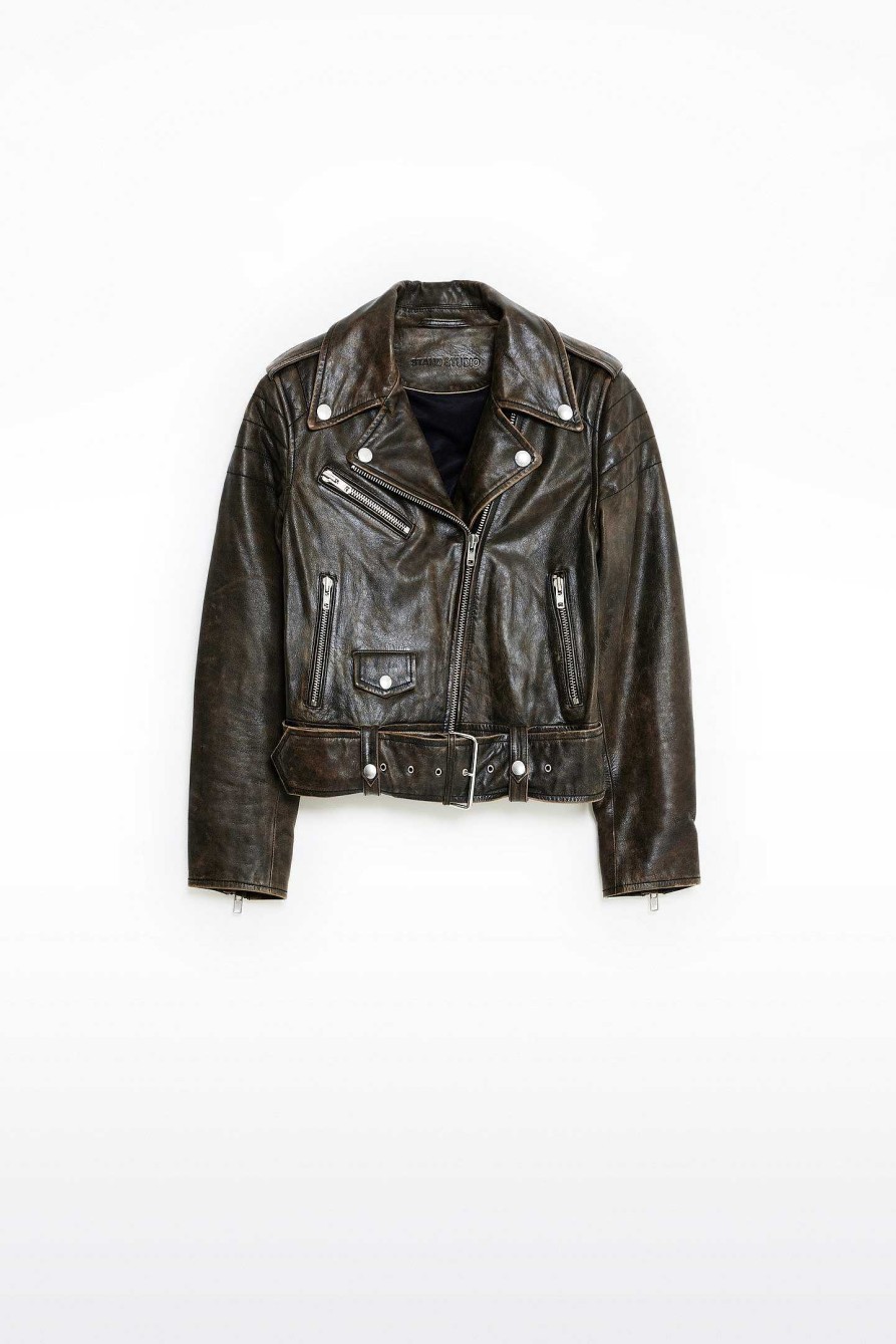 Ready-To-Wear STAND STUDIO | Icon Mc Biker Jacket