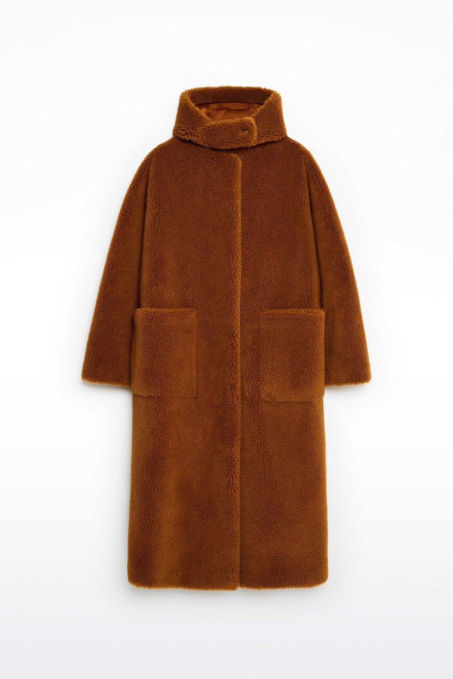 Ready-To-Wear STAND STUDIO | Pool Coat Caramel