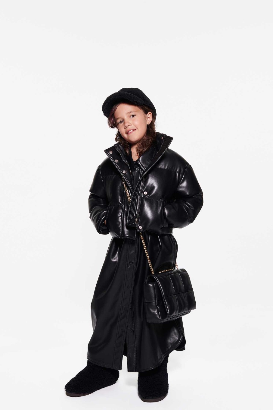 Kids STAND STUDIO | Tatum Mini Jacket Black