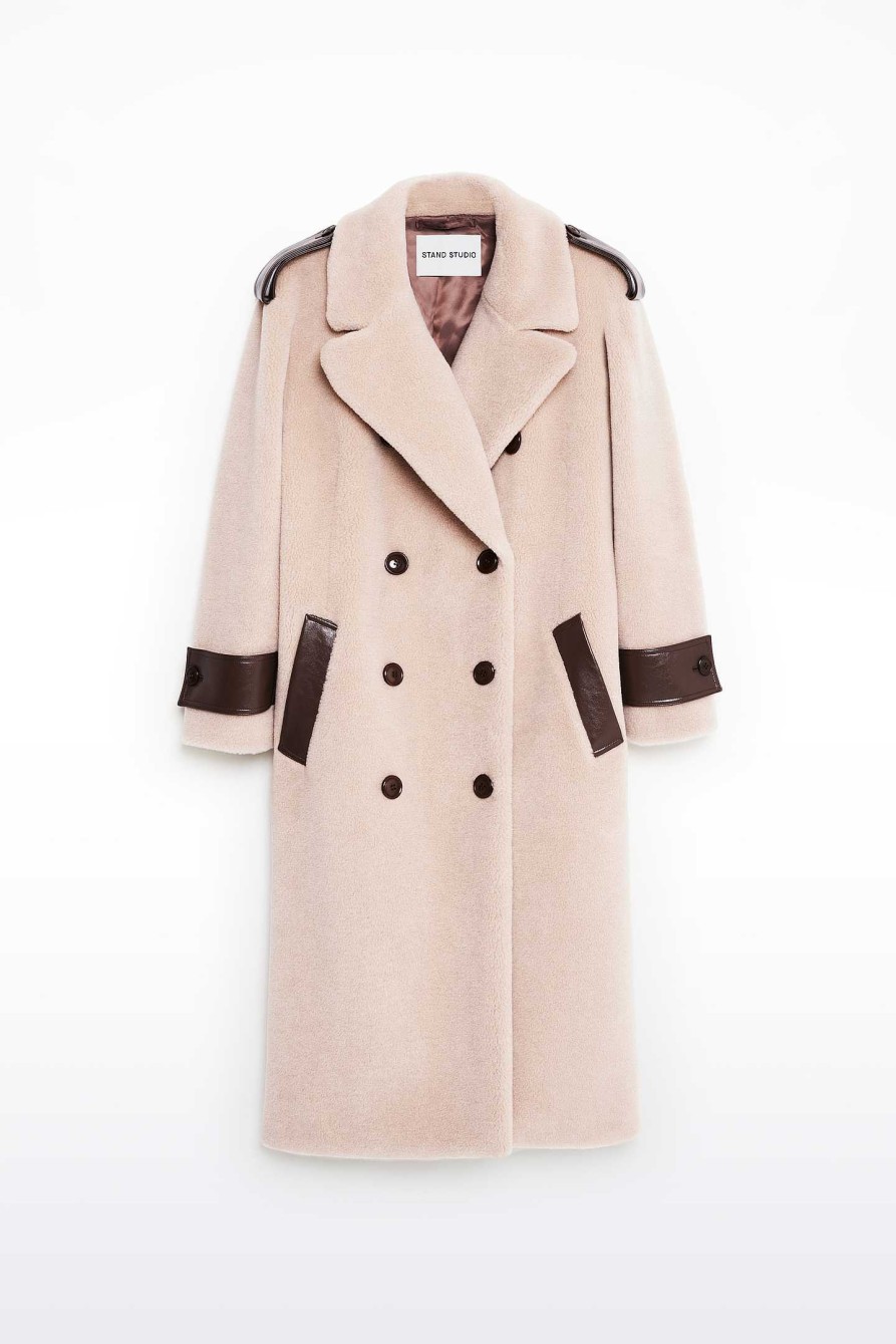 Ready-To-Wear STAND STUDIO | Poppy Trench Beige